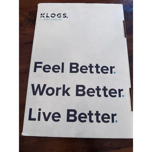 KLOGS USA Black Rubber Slip On Mule Clog Shoe Slip Resistant Mens 11W New In Box - Picture 2 of 12